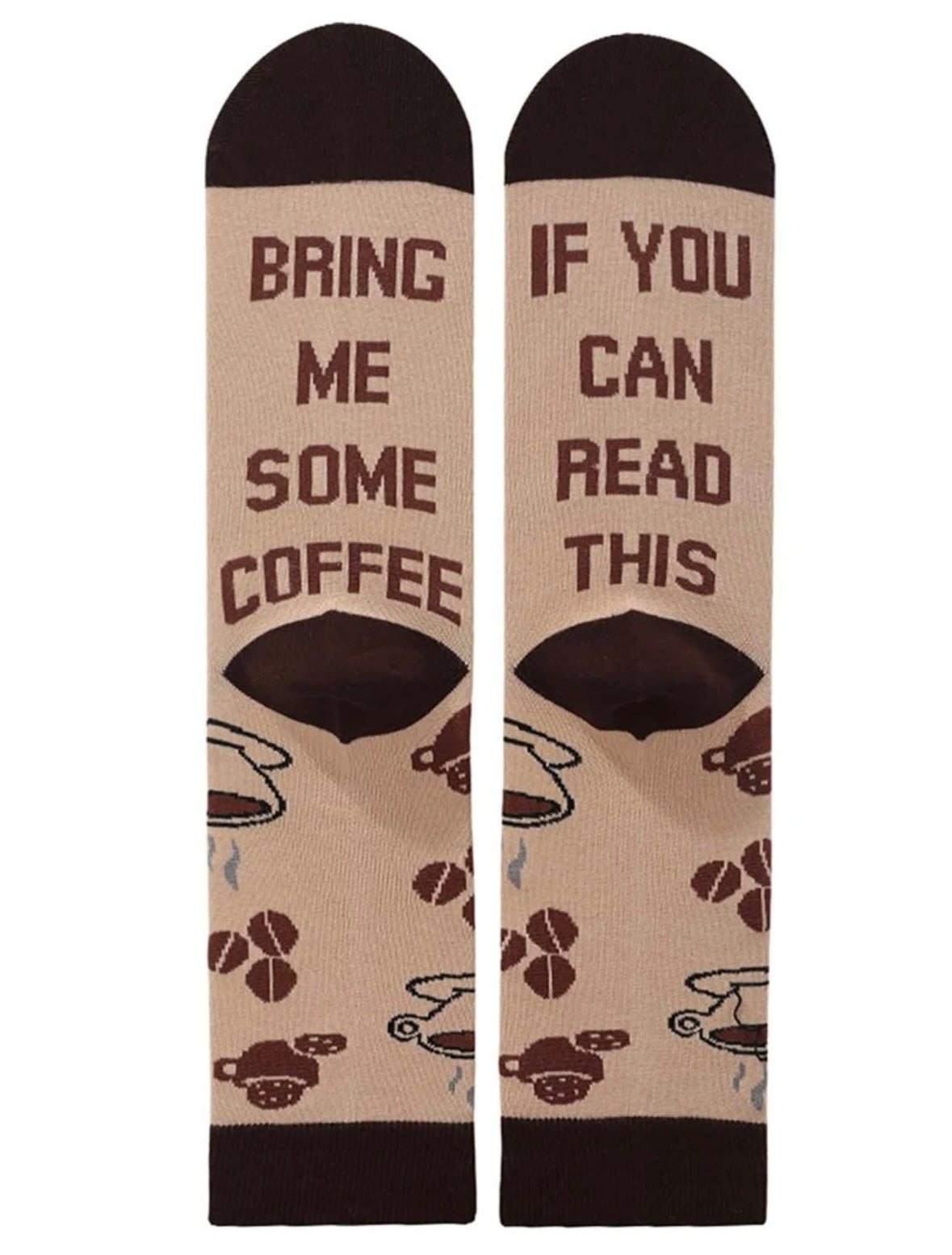 Coffee inspired socks