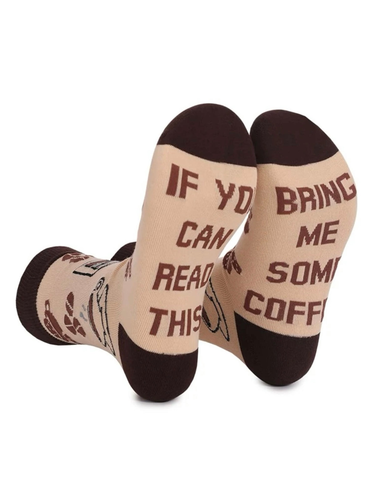 Coffee inspired socks
