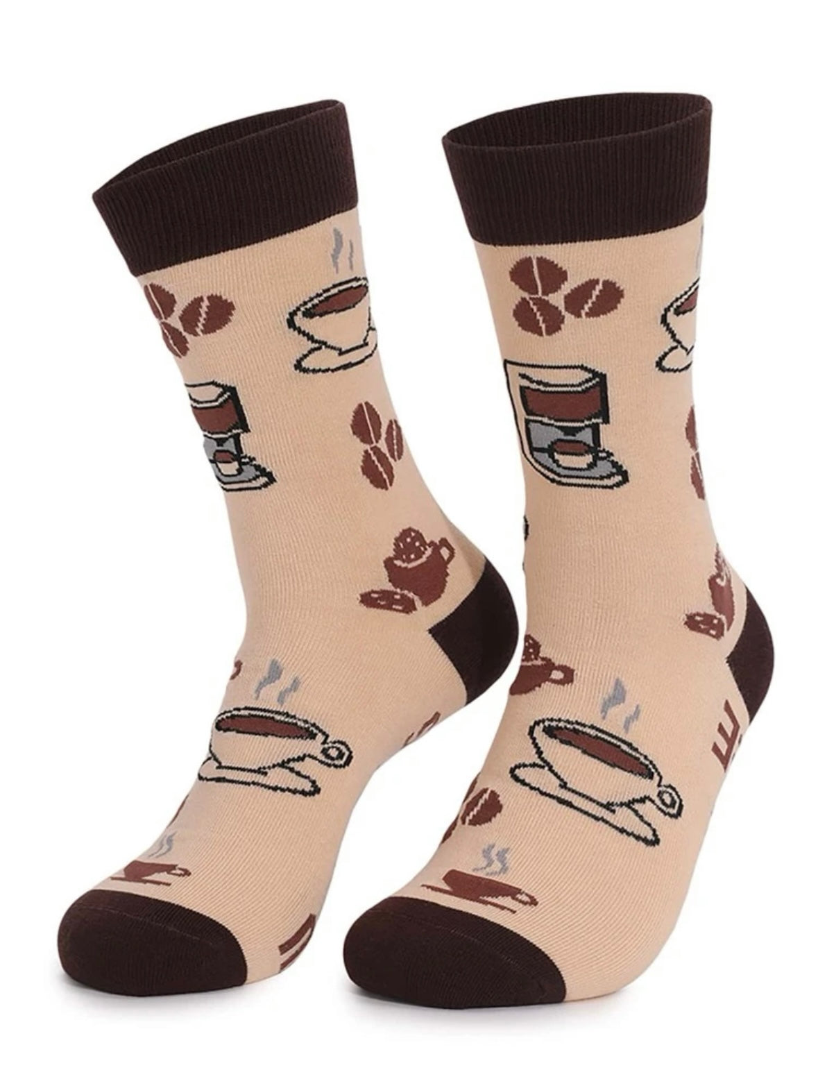 Coffee inspired socks